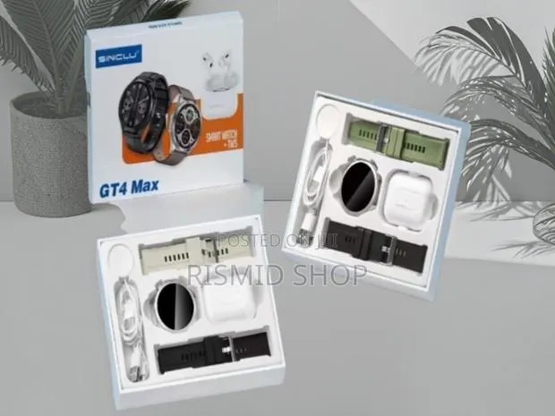 SINCLU GT4 MAX Smart Watch + Wireless Earphones · Photo 1