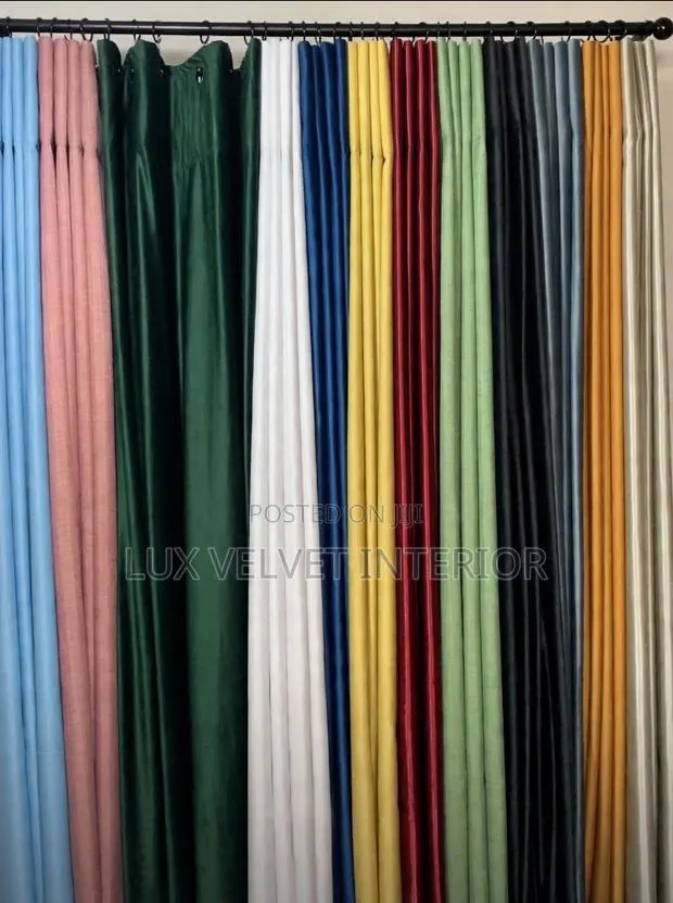 Quality Thick Blackout Curtains - All Colors Available / 2 Pieces · Photo 1