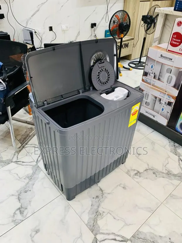 Ultra Sleek Black Nasco 10Kg Topload Twintub · Photo 1