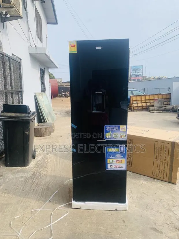 Shop the New Double Door Fridge Black With Dispenser NASd2-42wdb · Photo 1