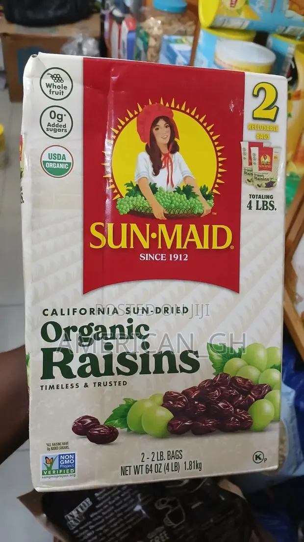 Sun.Maid Organic Rasins, 2bags, 1.81kg · Photo 1
