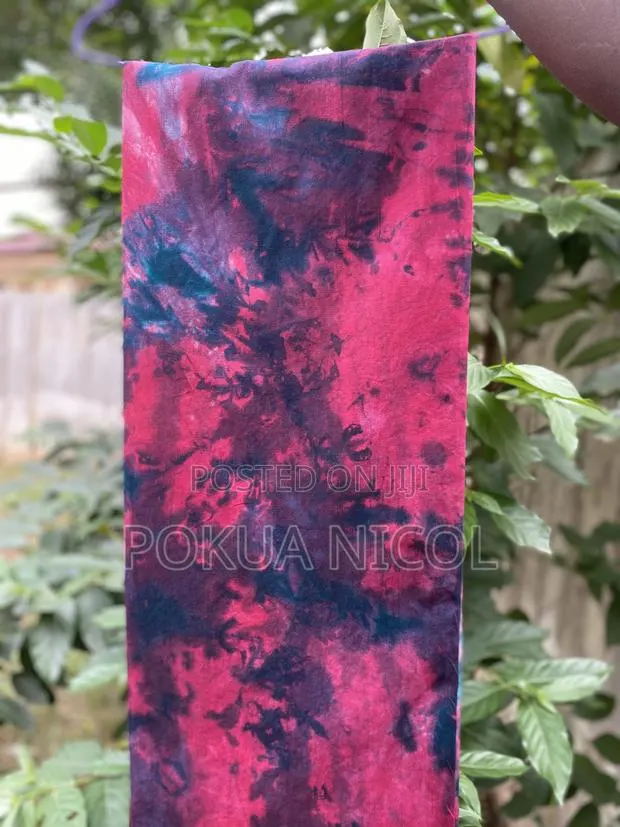 4Yards of Unique Tie Dye Cotton Fabric for Sale · Photo 1
