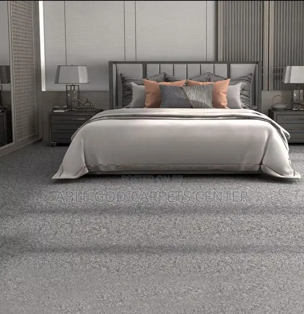 Plain Gray Woolen Carpets · Photo 1