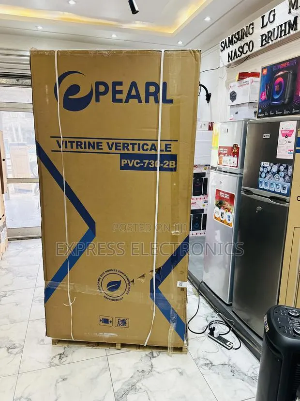 Get a PVC-730-2b Double Door Display Fridge Pearl · Photo 1