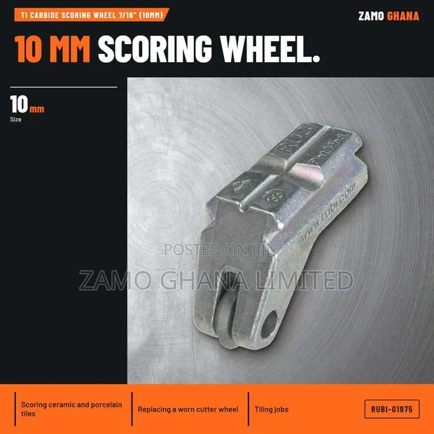 Ti Carbide Scoring Wheel 7/16” (10Mm) - RUBI-01975 · Photo 1
