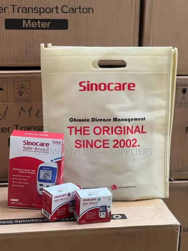 Sinocare Machine With 50 Strips · Photo 1