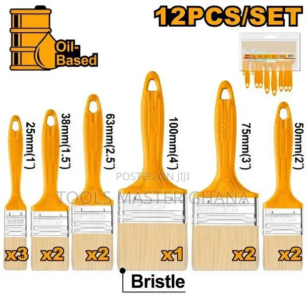 12 Pcs Paint Brush Set - Chptb78601201 · Photo 1