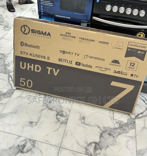 Shop Top Choice Sigma Led Uhd Smart Frameless Sleek 50 Inch Tv · Photo 1