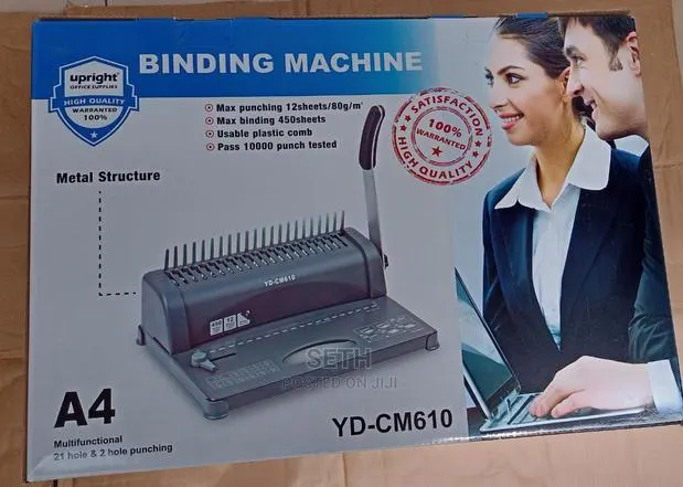Upright Comb Binding Machine · Photo 1