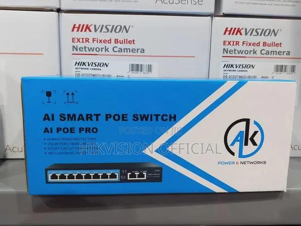 8 Port Poe Switch-Ak Brand · Photo 1