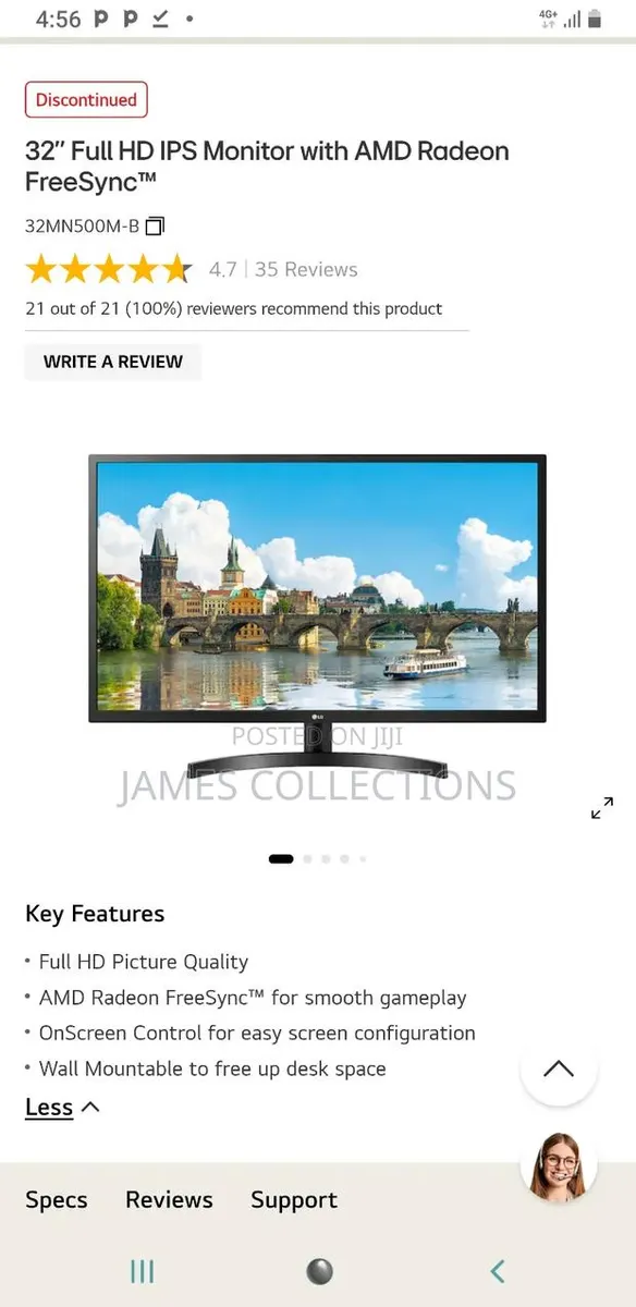 Lgfull Hd Ips Monitor With Amd Freesynctm · Photo 2