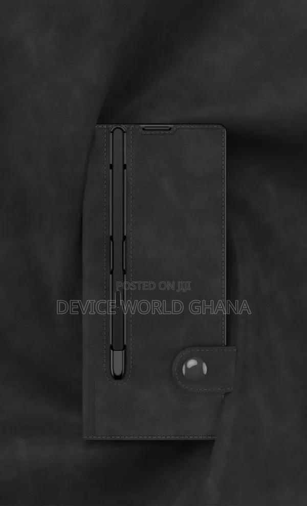 Nuback Leather Flip Case for Samsung Z Fold 6 With Pen Slot · Photo 6