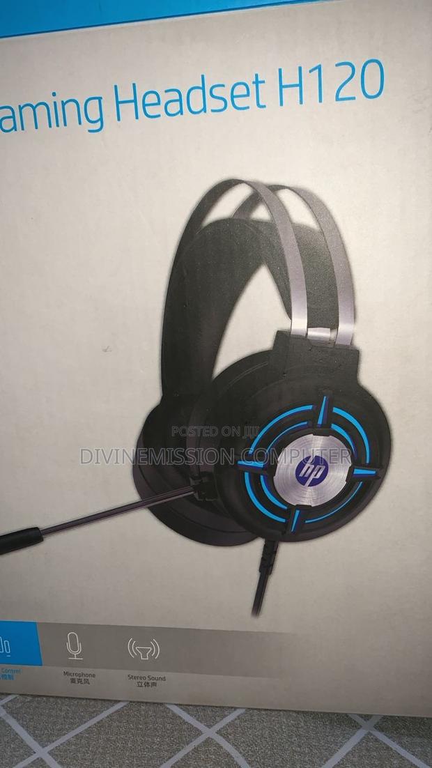 HP H120 Original Gaming Headset With Microphone USB Cable. · Photo 1