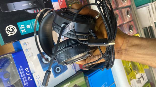 HP H120 Original Gaming Headset With Microphone USB Cable. · Photo 2