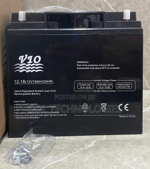 Ups Battery 12-18 Lead-Acid Rechargeable Battery 12 v 18ah · Photo 1