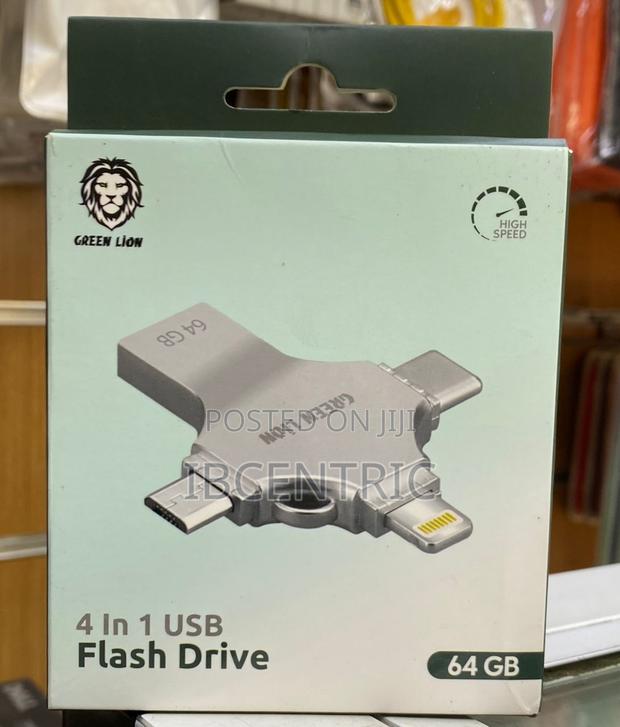 Green Lion 4-in-1 USB Flash Drive 64GB · Photo 1