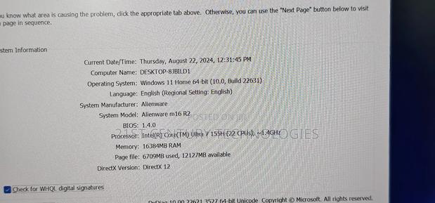Laptop Dell Alienware M16 R2 16GB SSD 1T · Photo 5