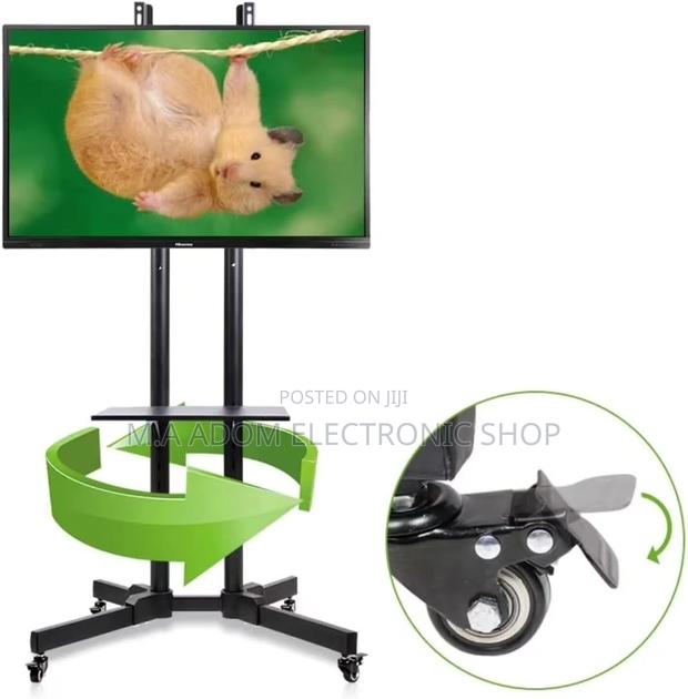 Mobile Trolley With Lockable Wheels Suitable for TVS · Photo 1