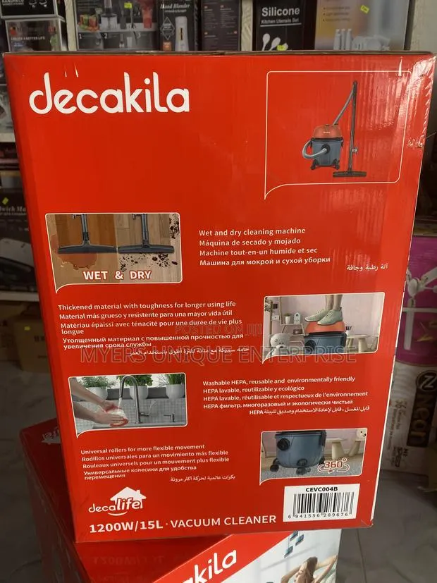 Original Decakila Decolife Vacuum Cleaner(1200w)-15l · Photo 1