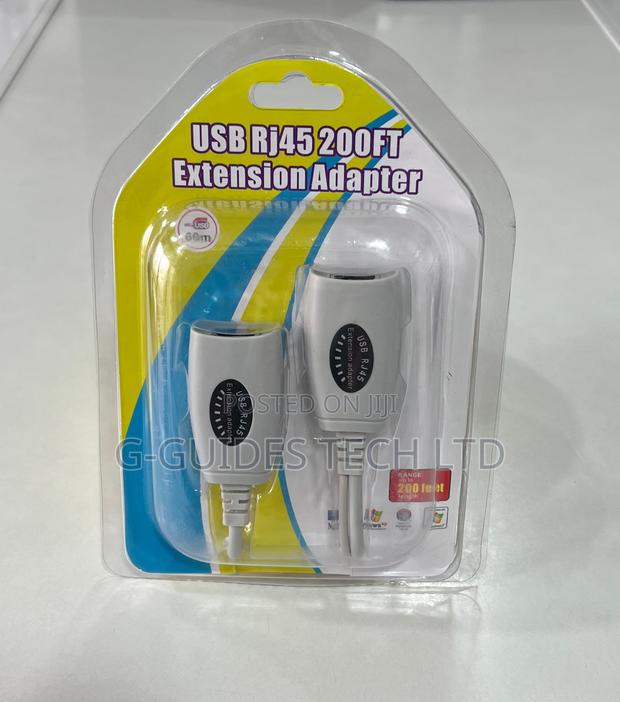 USB Rj45 Extension Adapter 200ft, 60M USB Rj45 Extender · Photo 1