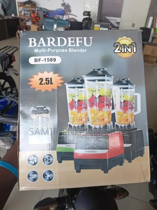 Bardefu BF-1589 2-in-1 Heavy-Duty Multi-Purpose Blender and Grinder. · Photo 1