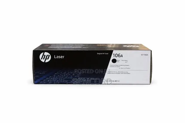 Hp 106a Toner Cartridge (W1106a) · Photo 1
