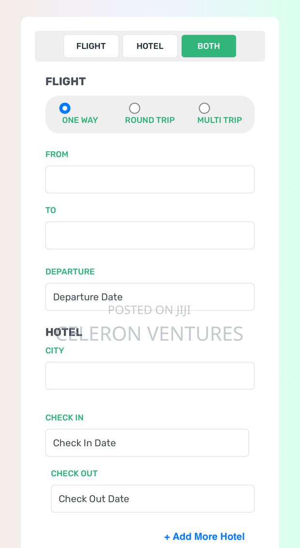Live Tracking Tickets for Flight or Hotels Only · Photo 1
