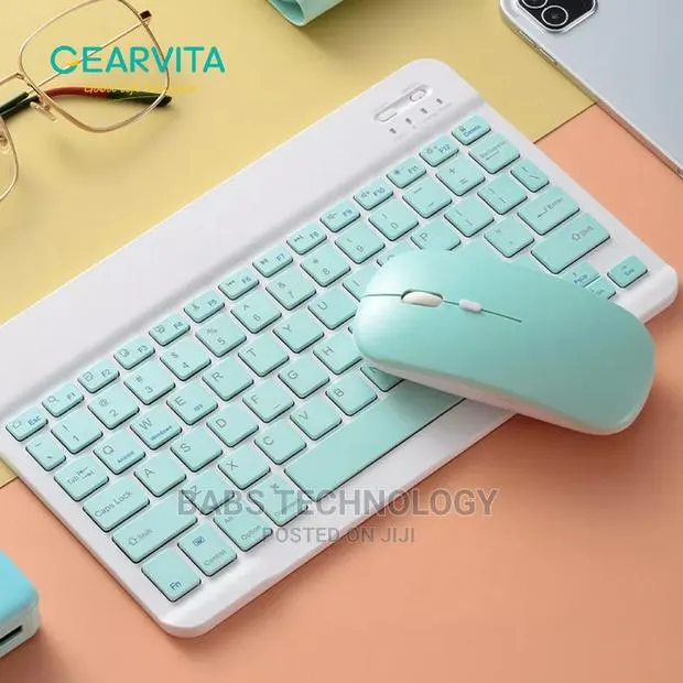 10 Inches Rechargeable Bluetooth Keyboard and Mouse Combo · Photo 1