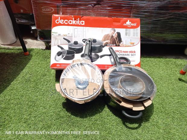 Decakila Cookware Set Cookware 7pcs Non-Stick Super Strong · Photo 1