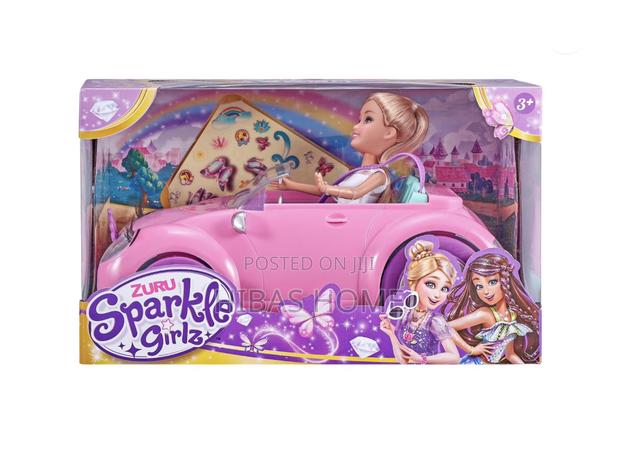 Zuru Sparkle Girlz Pink Convertible With Doll Playset · Photo 2