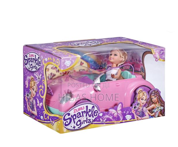 Zuru Sparkle Girlz Pink Convertible With Doll Playset · Photo 3