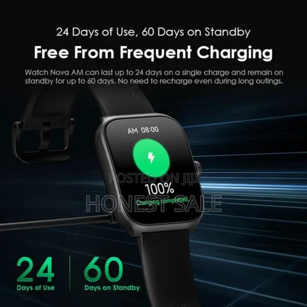 Watch Nova Am Amoled Screen Curved Cover Smart Watch · Photo 3