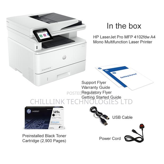 Hp Laserjet Pro MFP 4103fdw All in One Mono Printer · Photo 2