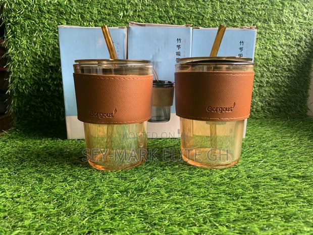 Glass Jar With Straw M/S · Photo 1