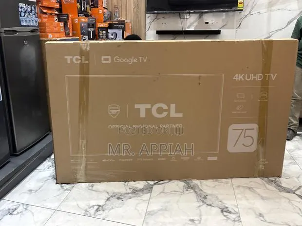 Order Original TCL 75” Uhd Smart Screen Television(Black)2024 Model · Photo 1