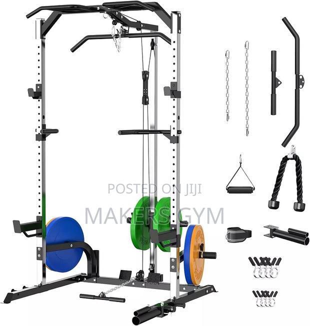 Weights Rack ( Power) With LAT Pulldown · Photo 1