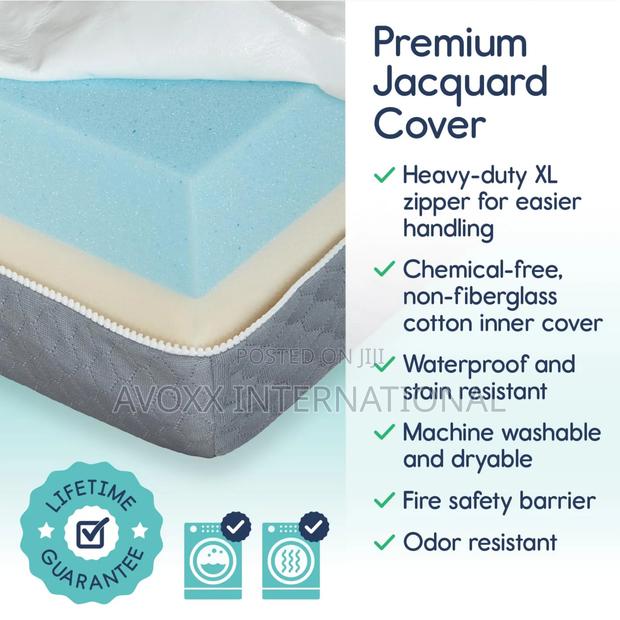 Hiccapop Baby/Toddler Crib Mattress - Dual Sided Memory Foam · Photo 3
