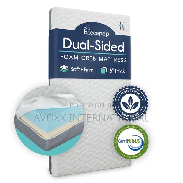 Hiccapop Baby/Toddler Crib Mattress - Dual Sided Memory Foam · Photo 1