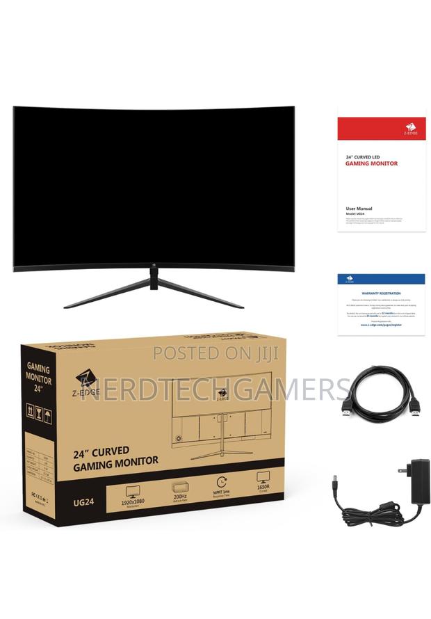 Z-Edge 24-Inch Curved Gaming Monitor 180hz Gaming Monitor · Photo 6