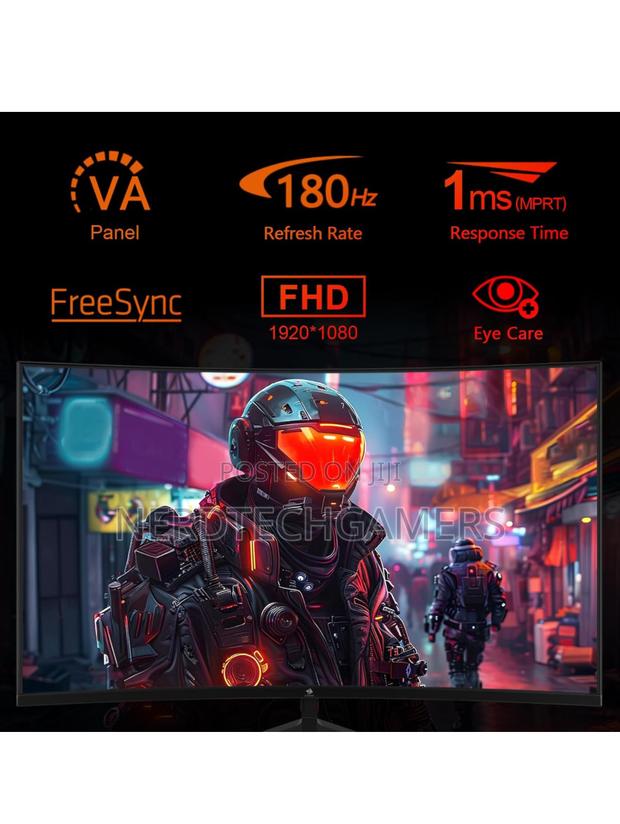 Z-Edge 24-Inch Curved Gaming Monitor 180hz Gaming Monitor · Photo 3