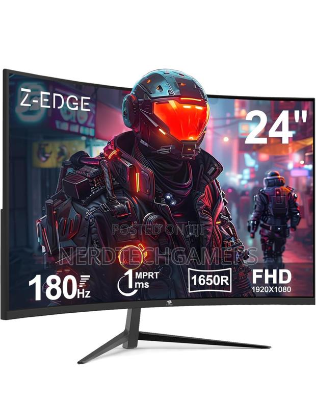 Z-Edge 24-Inch Curved Gaming Monitor 180hz Gaming Monitor · Photo 2