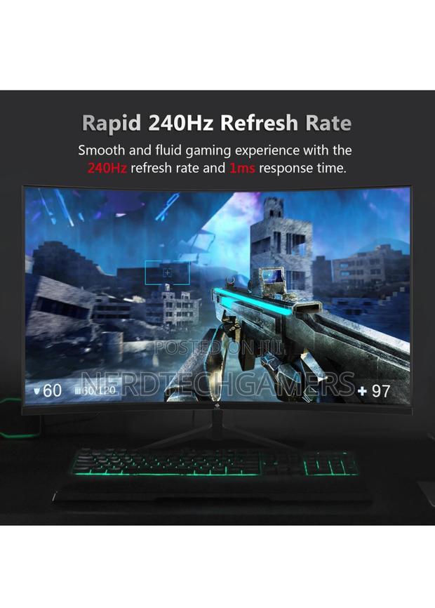 Z-Edge 27-Inch Curved Gaming Monitor 240hz Gaming Monitor. · Photo 3