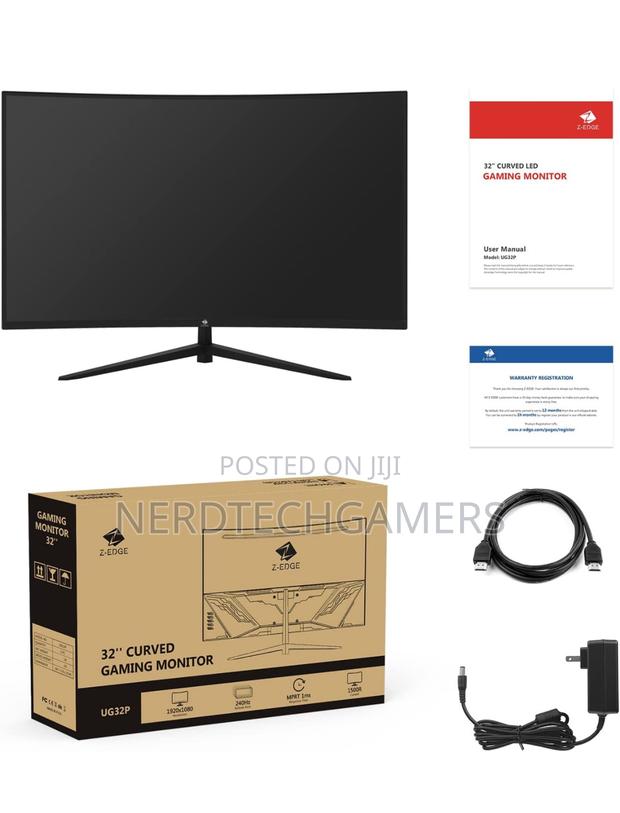 Z-Edge 32-Inch Curved Gaming Monitor 16:9led Gaming Monitor, · Photo 4