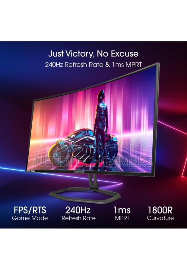 Sceptre Curved 32" FHD 1080p Gaming Monitor Up to 240hz · Photo 5