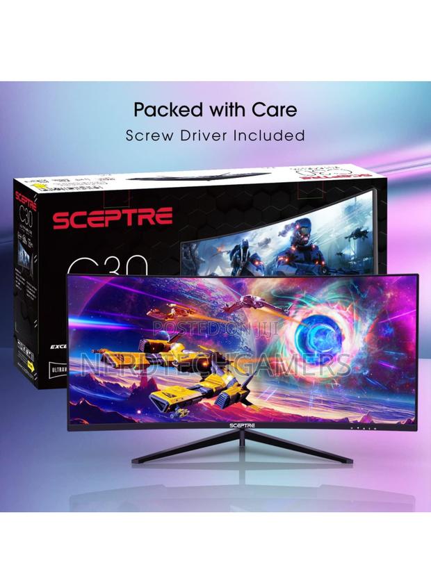 Sceptre 30-Inch Curved Gaming Monitor 21:9 2560x1080 · Photo 4