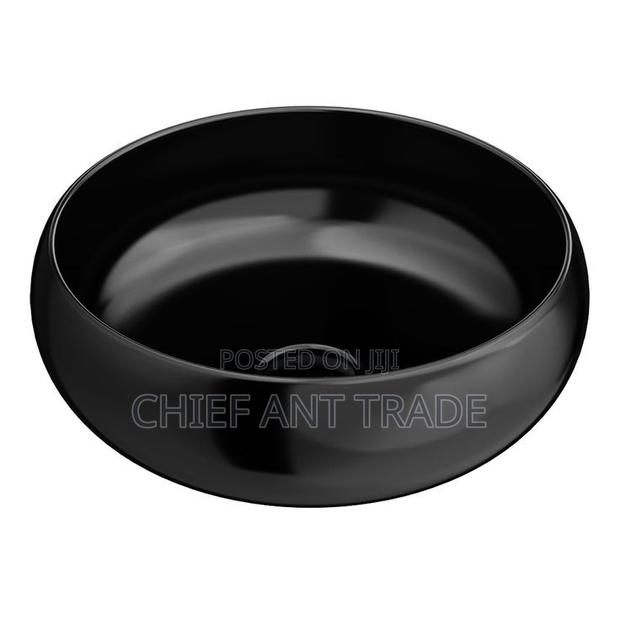 Round Pedicure Basin (Black) .F3648 · Photo 2