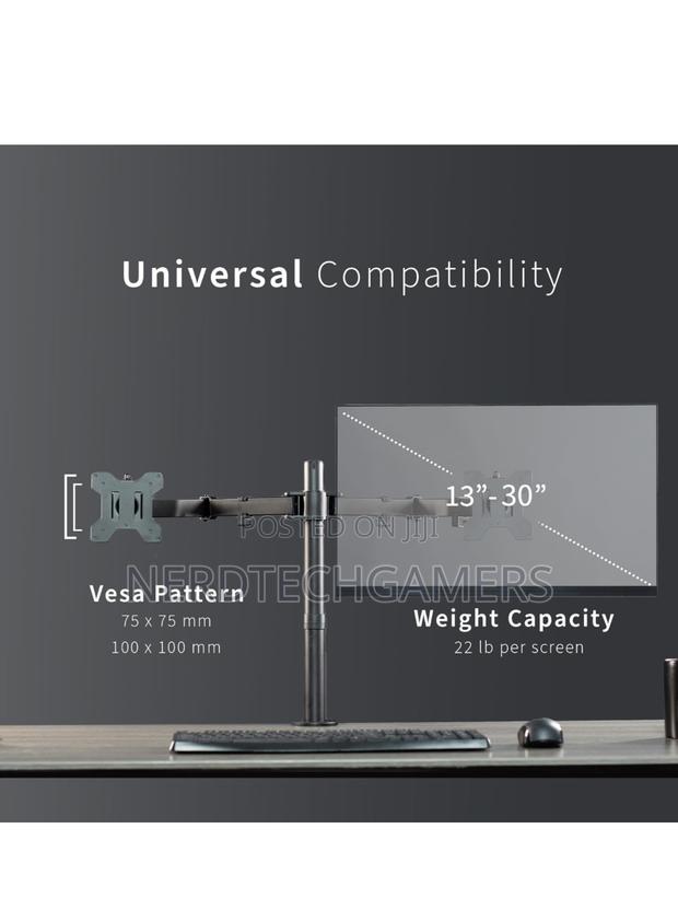 VIVO Dual Ultrawide Monitor Desk Mount · Photo 5