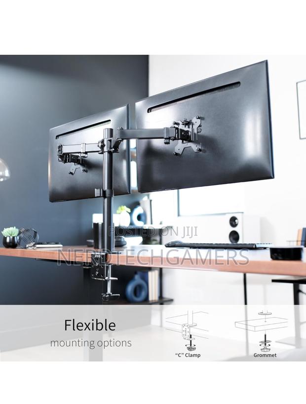 VIVO Dual Ultrawide Monitor Desk Mount · Photo 4