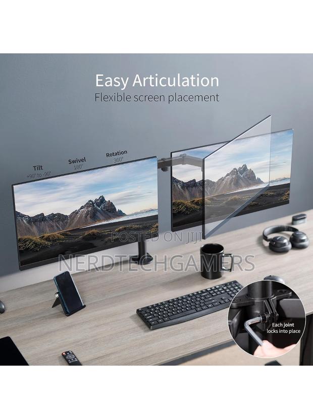 VIVO Dual Ultrawide Monitor Desk Mount · Photo 6