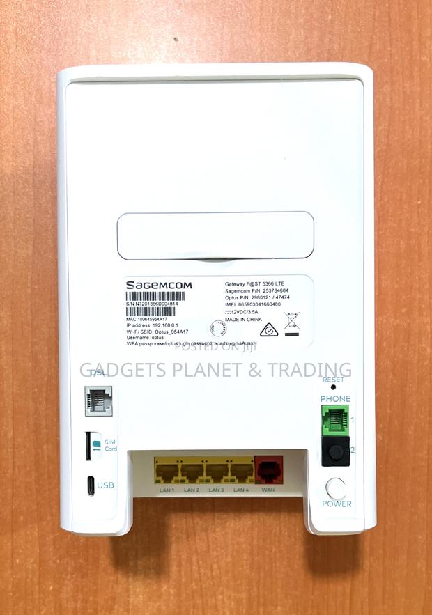 Optus Sagemcom Gateway FAST5366 LTE 4G Universal Wifi Router · Photo 4
